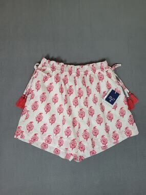 Roller Rabbit x Target Bouquet Side-Tie Beach Pull-On Shorts Pink Size Small